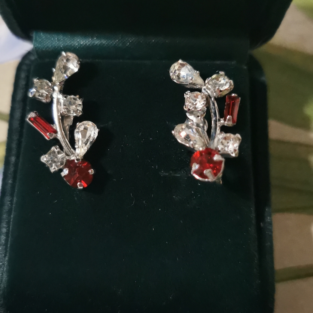 Vintage Earrings Stamped (hard to see)